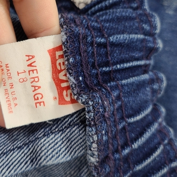 Vintage 70s Levis 573 tapered stretch jeans size 18 Average - Picture 8 of 9